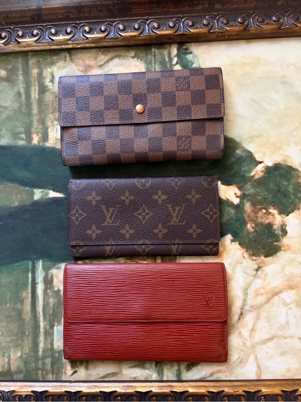 Louis Vuitton 3 Wallet Bundle